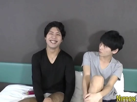 Japanese young man receives anal penetration