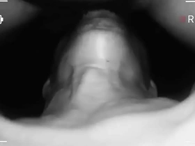 Gay men engage in oral sex with Japanese breasts
