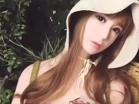 Japanese sex doll with lifelike features for solo play