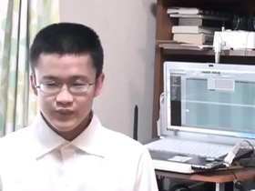 Japanese boy Junpei Hamazaki in a sensual gay video