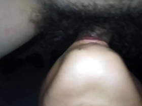 Vietnamese gay man gives a deep throat to a big cock
