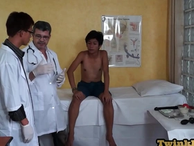 Aroused Asian doctor uses his medical expertise to seduce a horny twink